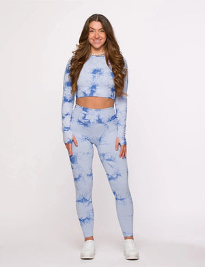 Ocean Breeze Leggings - Blue