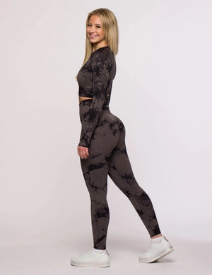 Black Shadow Set Longversion 2 Teiler - Grey