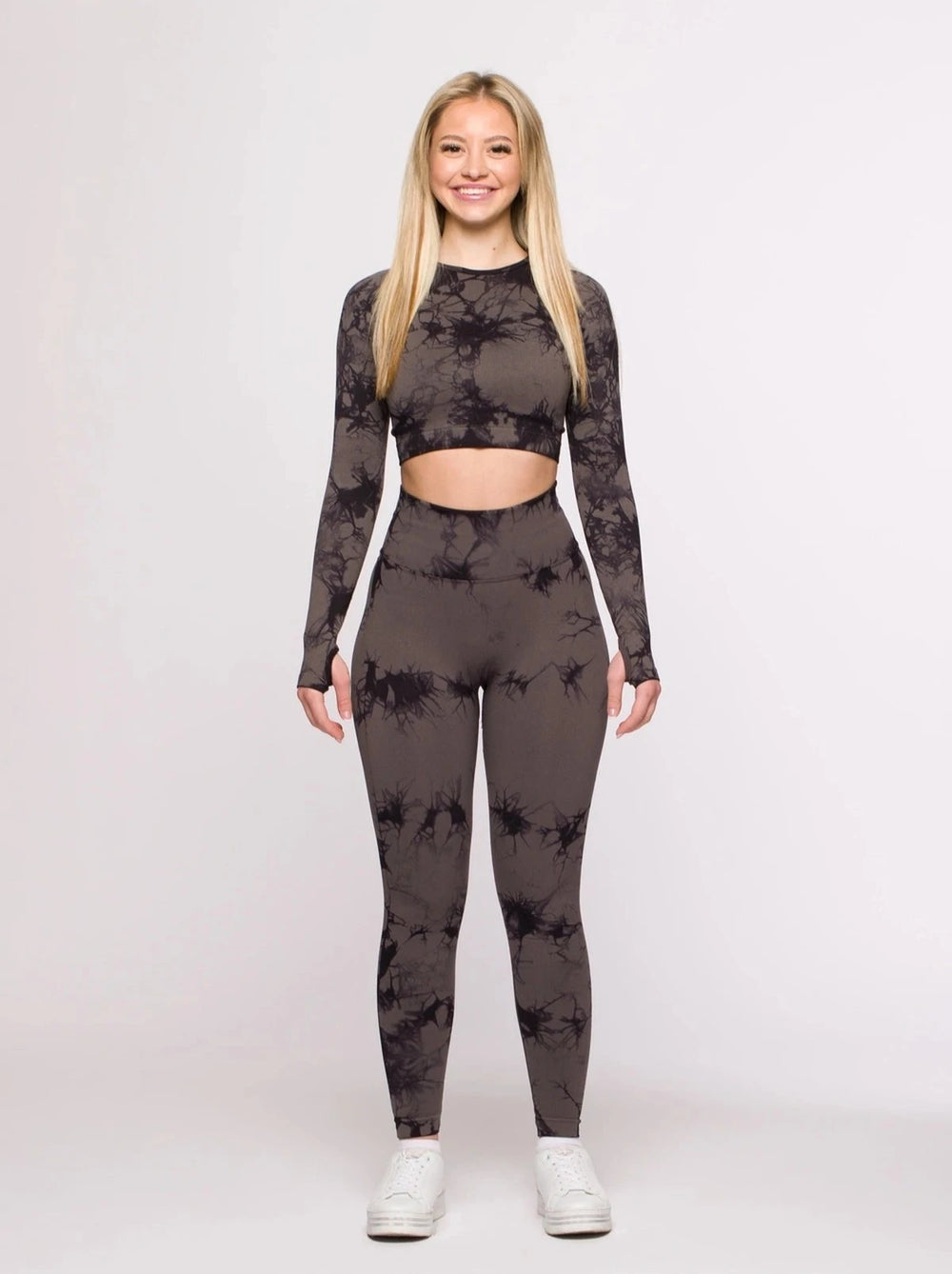 Black Shadow Set Longversion 2 Teiler - Grey