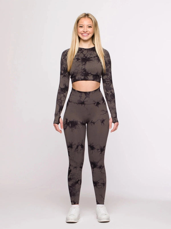 Black Shadow Set Longversion 2 Teiler - Grey