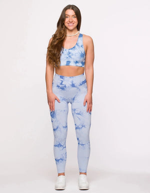 Ocean Breeze Crop Top - Blue