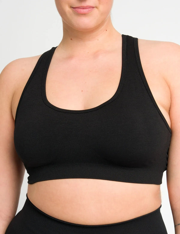 Scultp Crop Top / Curvy Fit Edition (XL) - Black